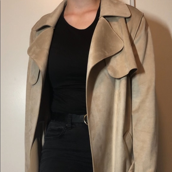 Tan Trench Coat - Picture 4 of 7